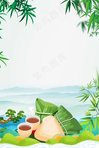 端午节海报背景 