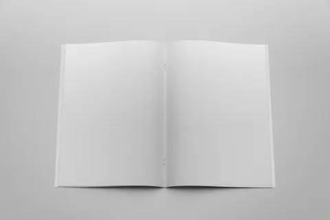 简约画册样机