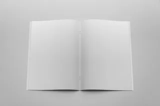 简约画册样机