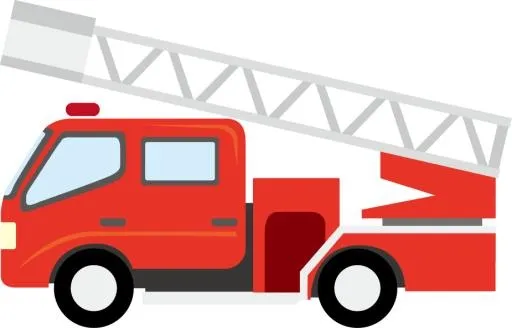 消防车 PNG免抠(925x594)