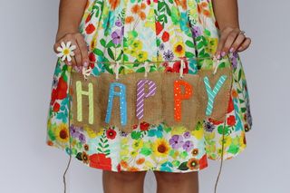 快乐英文字创意设计