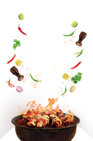 烧烤画面素材免扣