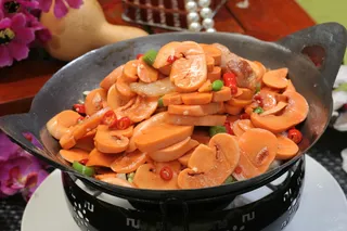 干锅肉口蘑 18元