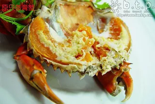 原只蒸蟹糕美食元素菜品