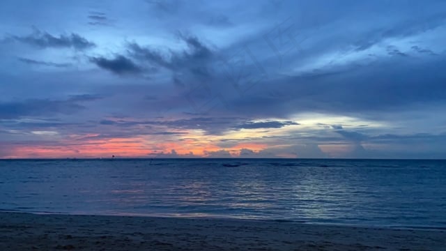 日落, 云, 天堂, 大多数的海滩, 在沙滩散步, 夏天