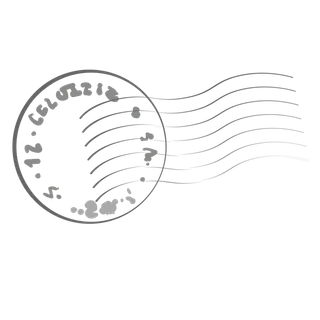 国外复古老式明信片邮件邮戳印元素矢量印刷图案背景