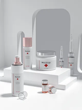 包装智能贴图样机VI效果PSD素材