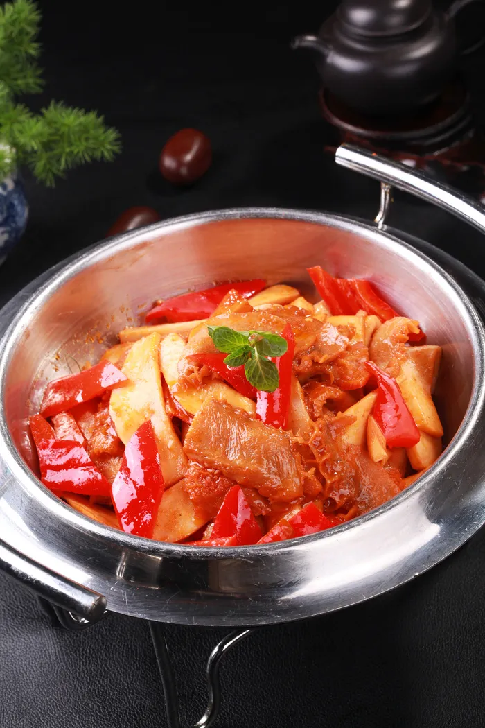 干锅牛肚杏鲍菇——38元一份 (2)