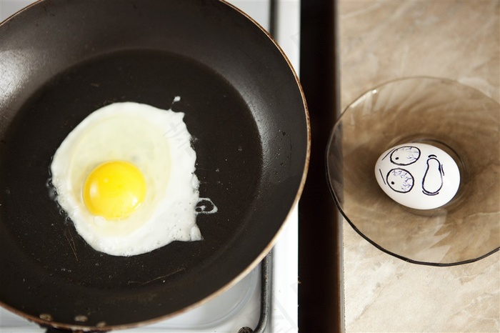 绘画鸡蛋摄影高清图片