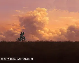 原野上的骑车少年电影海报