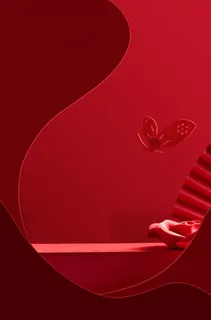 红色庄严海报背景