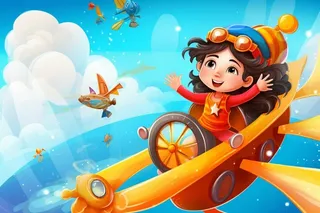 儿童狂欢游乐场背景