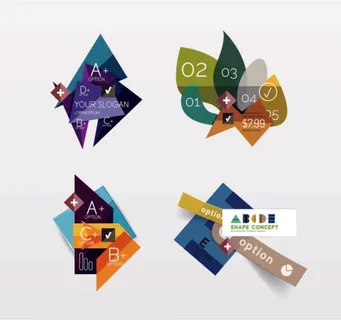 免抠个性字母标签