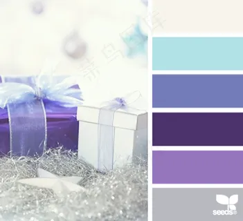 冬天系配色色卡色彩搭配