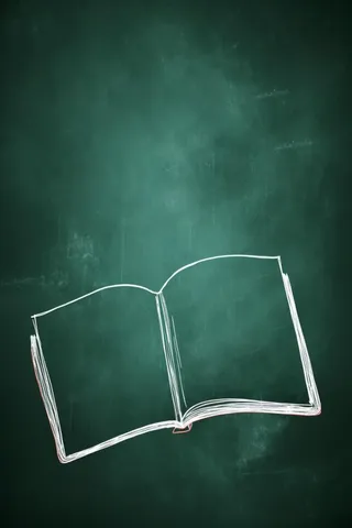 读书黑板字学习背景