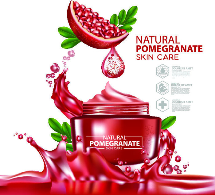 设计广告化妆品素材