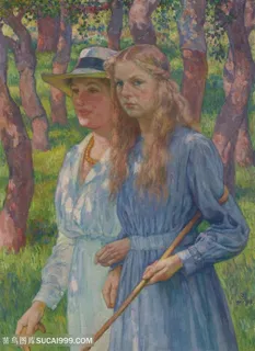 西奥·范·莱瑟伯格斯伦贝谢夫人肖像