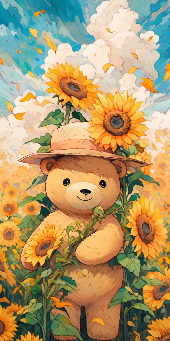 卡通形象插画背景