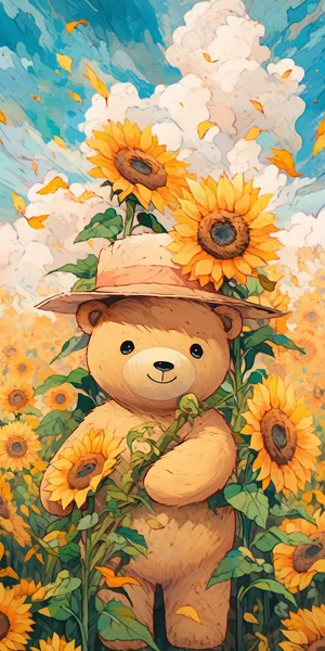 卡通形象插画背景