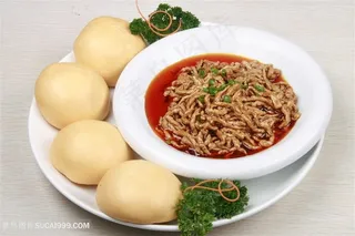 中华美食丝窝窝头实拍摄影图