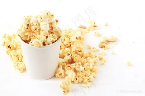 爆米花白底图 爆米花白底图