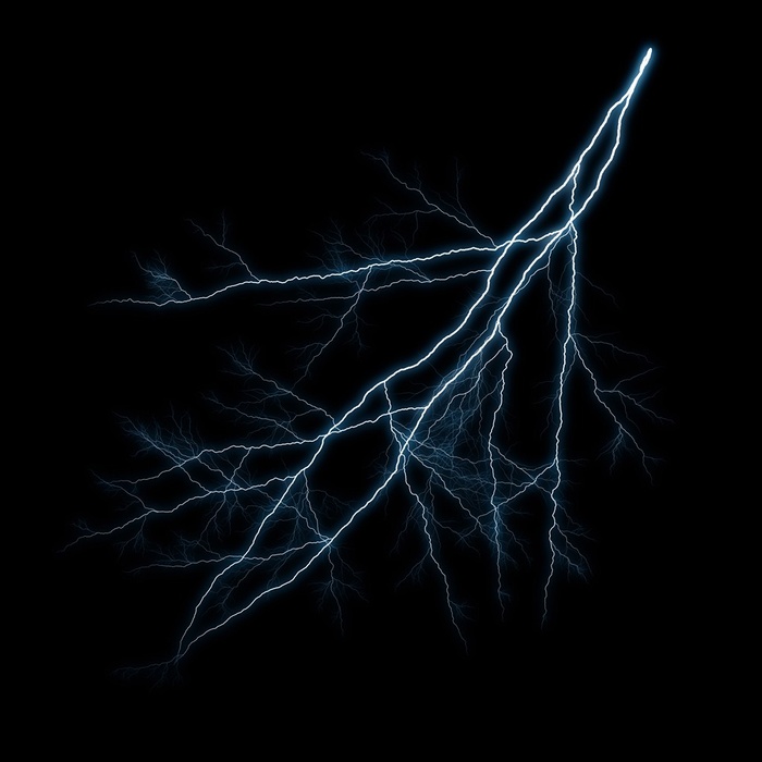 酷炫的天空雷电