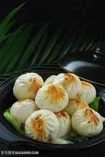 葱香酱肉包的美食图片中华美食 葱香酱肉包的美食图片中华美食