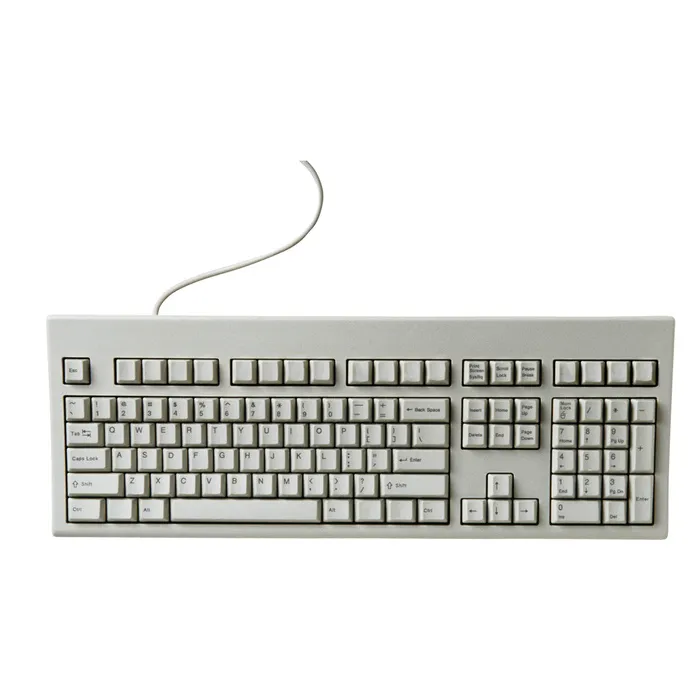 免抠白色键盘实物图片psd模版下载