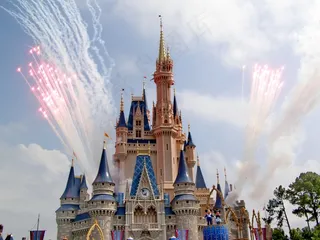 迪士尼城堡建筑图片