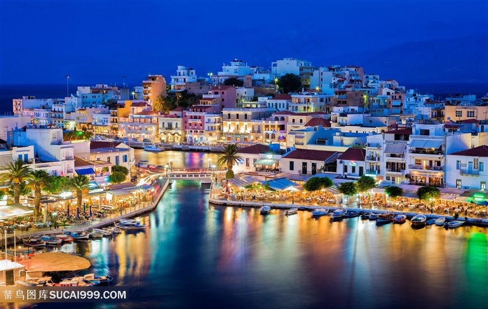 美丽的欧洲度假村景色