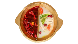 清汤辣椒鸳鸯火锅