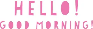 早上好 PNG免抠