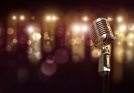 话筒麦克风特写图片