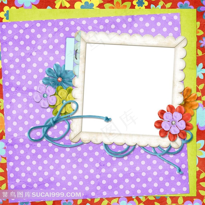 精美的花纹艺术相框