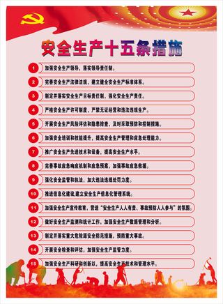 安全生产十五条措施