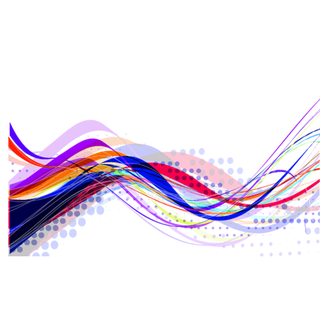 紫色线条弧线科技kv主视觉