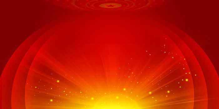 红色背景元素灿烂