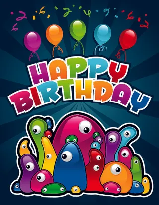 设计儿童生日背景