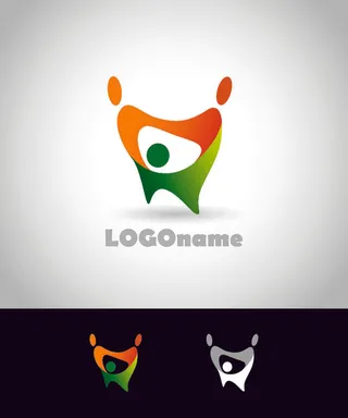 手绘Logo标志素材