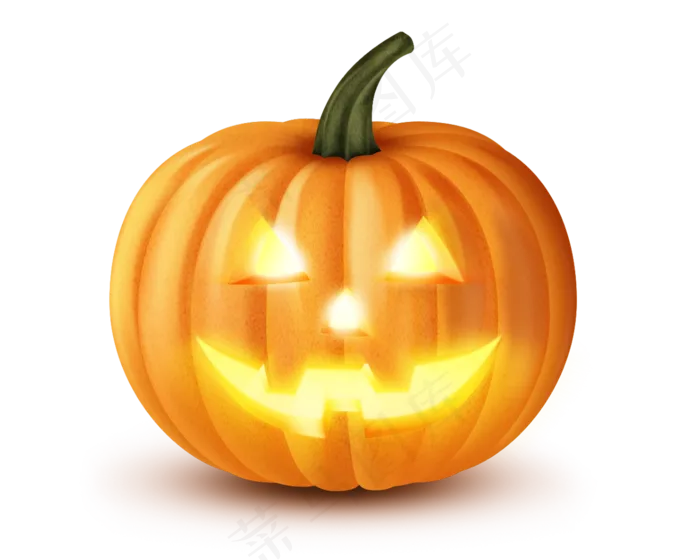 万圣节节日卡通素材南瓜南瓜灯