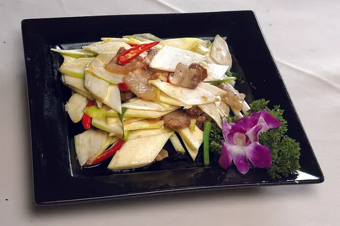 茭白炒五花肉 茭白炒五花肉