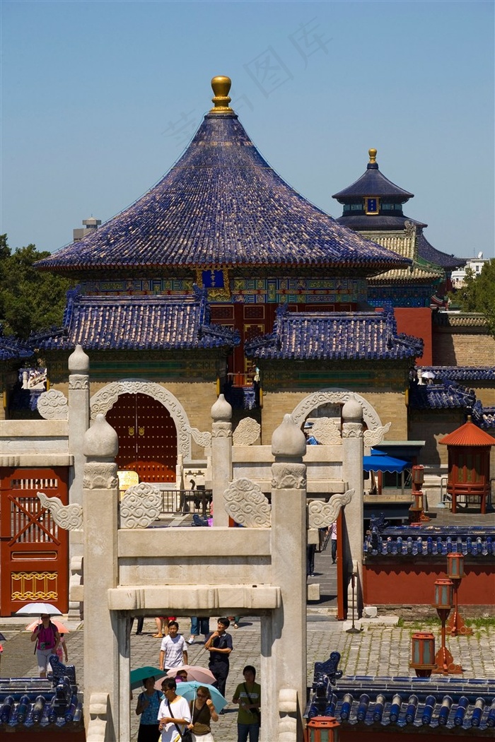 天坛皇穹宇中国古典建筑摄影图片