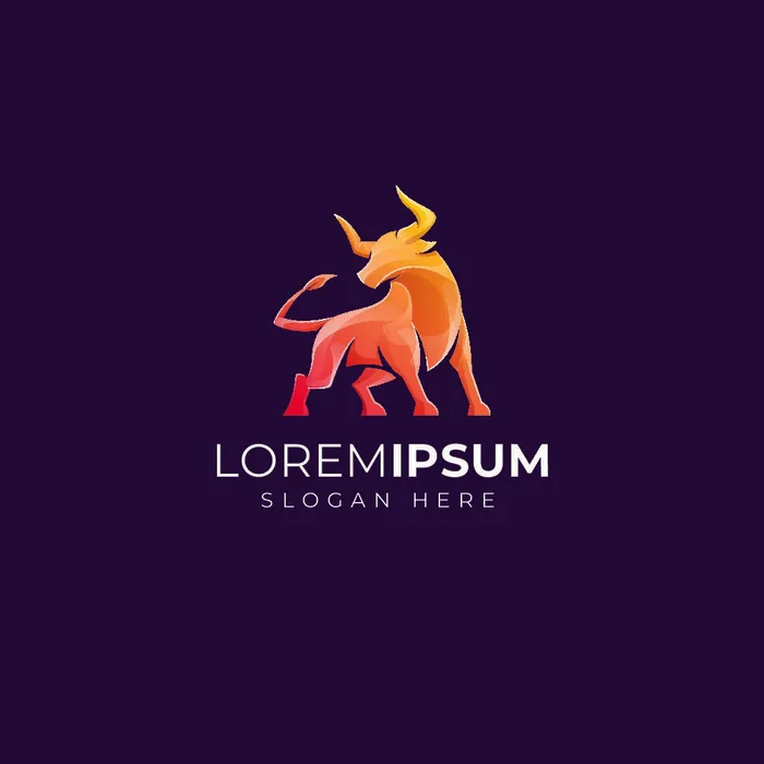 动物形象几何图形状鸟类狗狗渐变LOGO标志ai矢量源文件设计素材