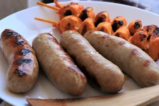 烤肠烤串美食图片