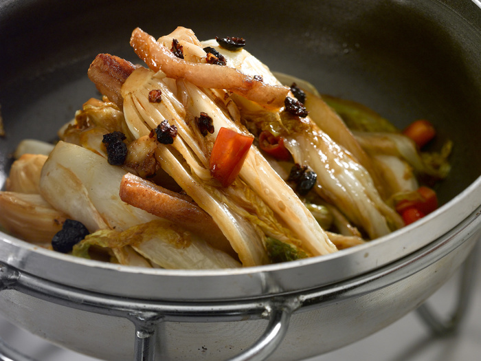 干锅美食焖锅湘菜麻辣香辣纸锅干锅娃娃菜白菜