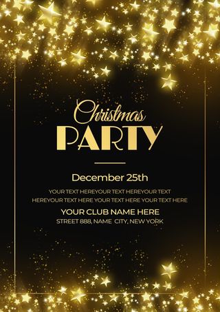 圣诞节圣诞树圣诞老人闪亮装饰电商促销折扣海报