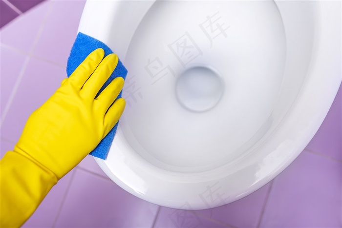 清洁马桶高清图片