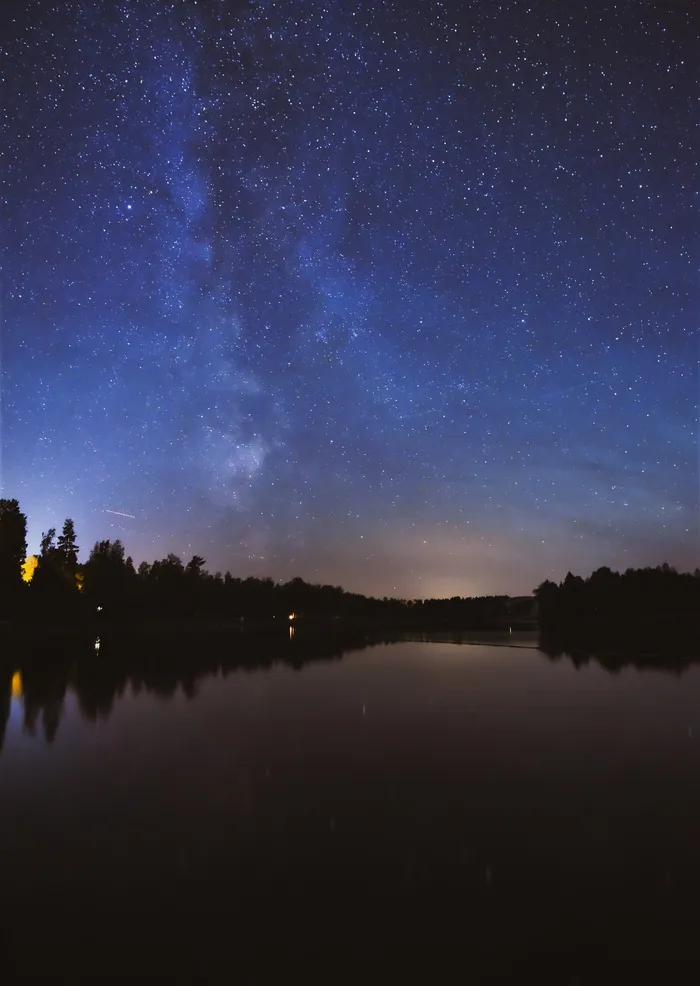 黑色星空摄影素材