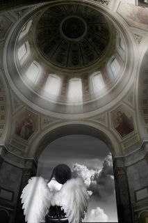 忧郁的天使图片