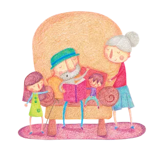 爷爷奶奶讲故事